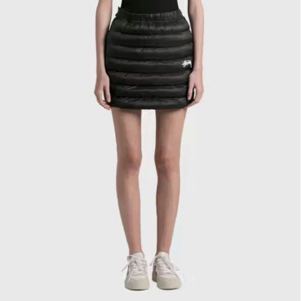 Nike x Stussy Thermore Ecodown Insulated Mini Skirt Womens Black Size Small